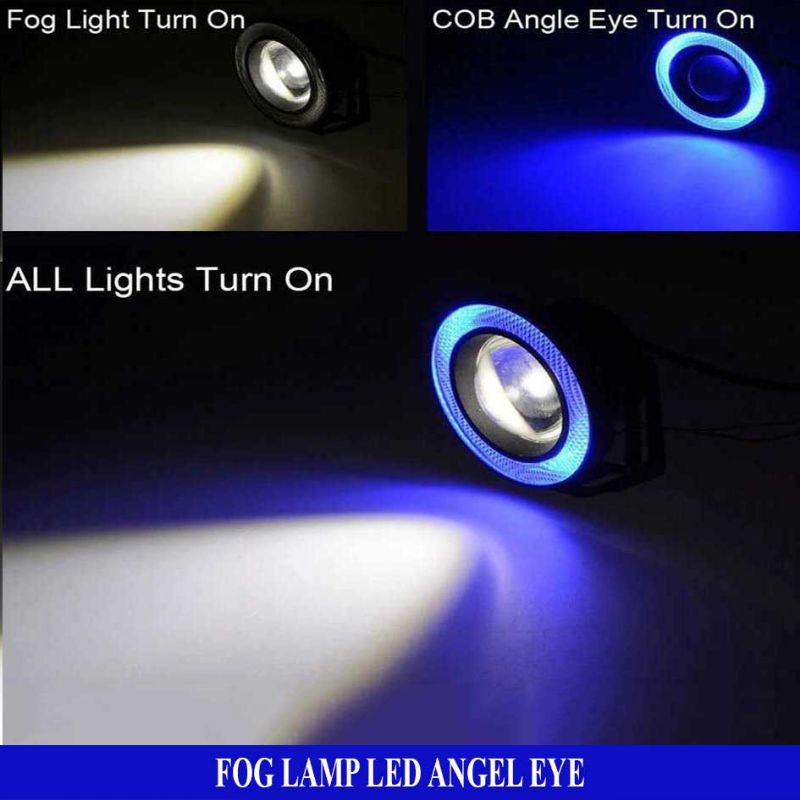 LAMPU KABUT/FOGLAMP ANGEL EYES UNIVERSAL 89,76,64 MM(KANAN&amp;KIRI)/