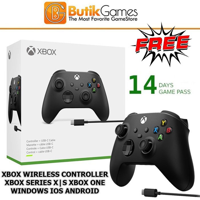 Stick Xbox Series X S Xbox One Wireless Controller + USB Type C