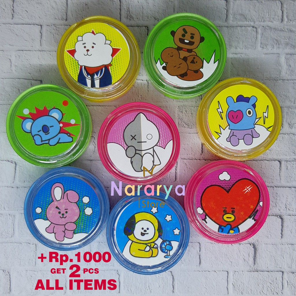 

2x Serutan BT21 / Serutan BT21 / Rautan Lucu / Alat Tulis Sekolah