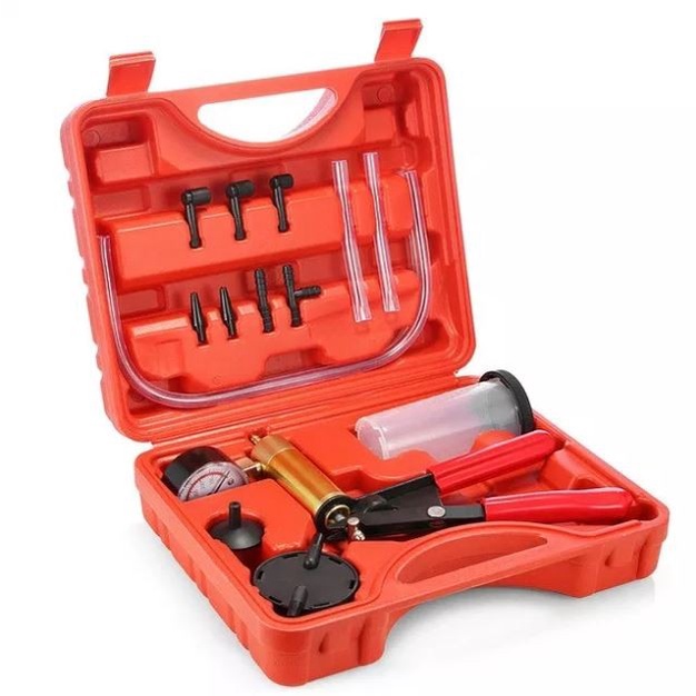 Vacuum Brake Bleeder Kit Bleeding Rem ABS Mobil - WLXY - Orange