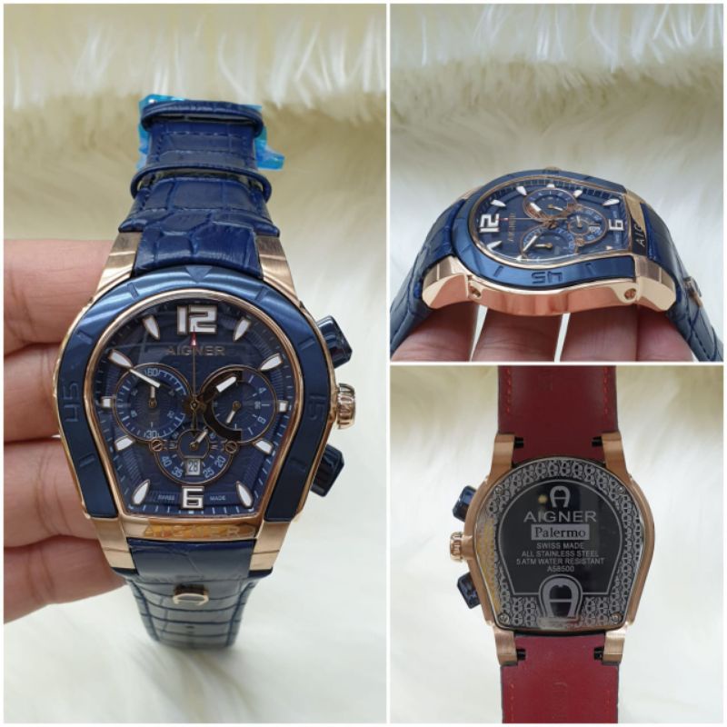 Jam Tangan Pria AIGNER Kulit Palermo