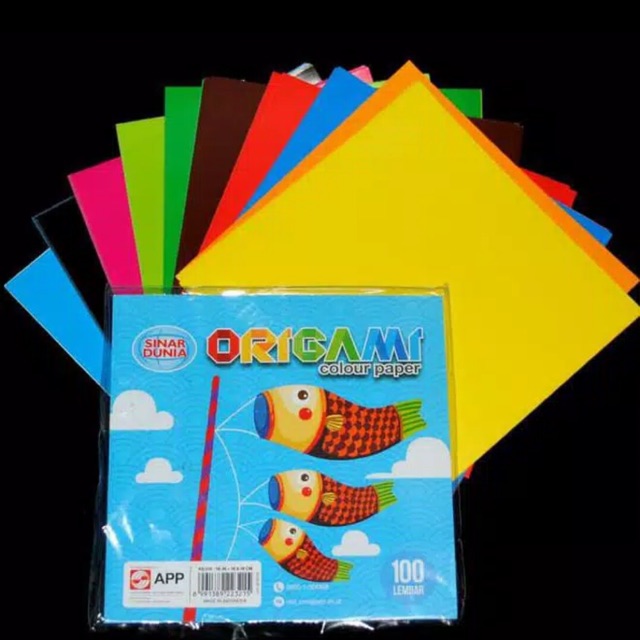 

Promo!! Kertas Origami Sidu 16x16 cm (isi 100 lbr)