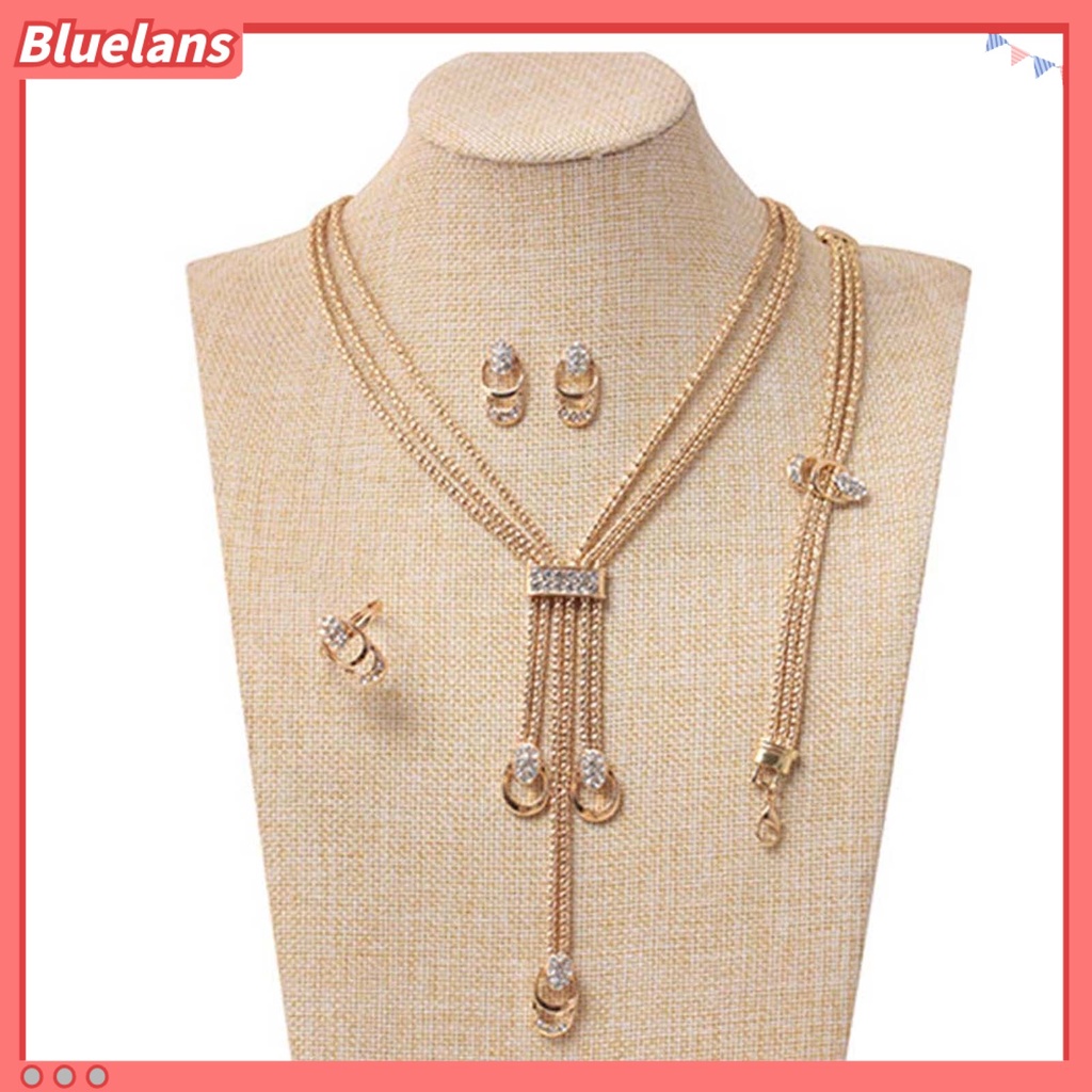 Bluelans Bracelets All-Match Comfortable Alloy Rhinestone Pendant Necklace