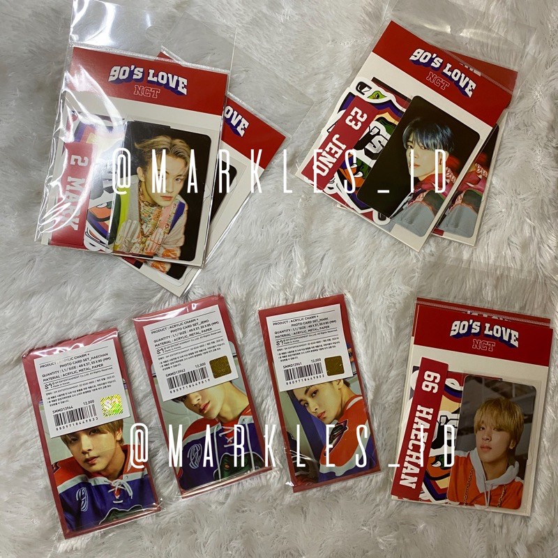 READY STOCK ACRYLIC CHARM LUGGAGE STICKER NCT 2020 RESONANCE 90’s LOVE MD HAECHAN MARK JENO