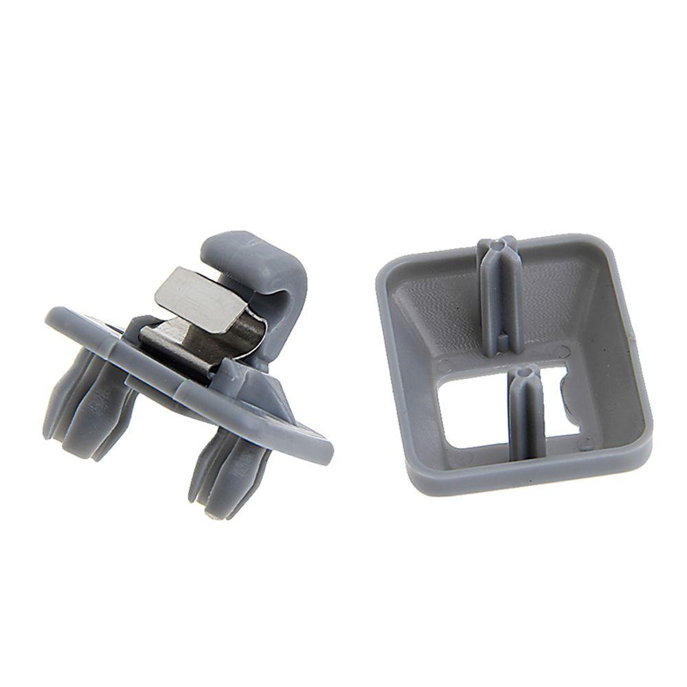 Populer Pengait Pelindung Matahari Mobil Praktis Holder Grey Bracket Untuk Audi A1 A3 A4 A5 Q3 Q5 Q7