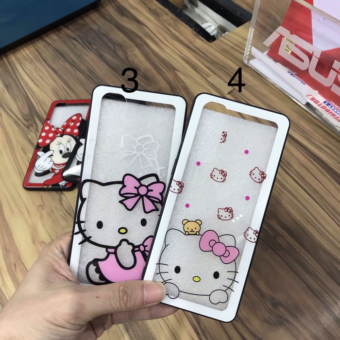 PREMIUM SOFT CASE FUZE ACRYLIC GLASSES KACA MOTIF FOR OPPO RENO 4 PRO