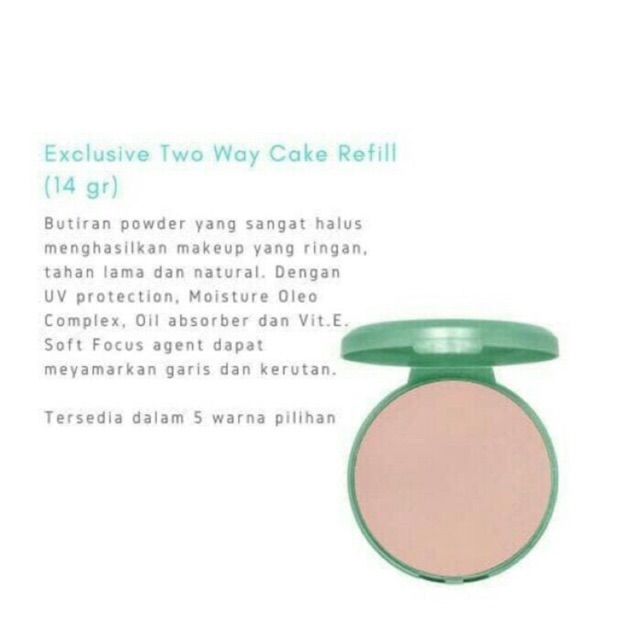 [ Refill ] Wardah TWC Exclusive Two Way Cake Refill