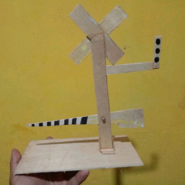 MAIANAN PALANG PINTU KERETA API INDONESIA / MINIATUR PALANG PINTU/ SIMULASI PORTAL PERLINTASAN