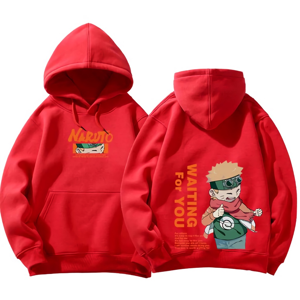 Hoodie Naruto x Hinata Couple Anime Manga Premium Unisex