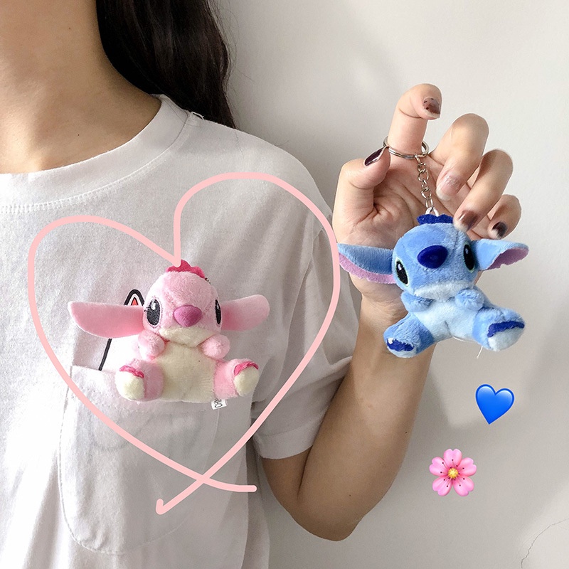 gantungan kunci model stitch karakter lucu bahan cotton harga grosir kualitas import