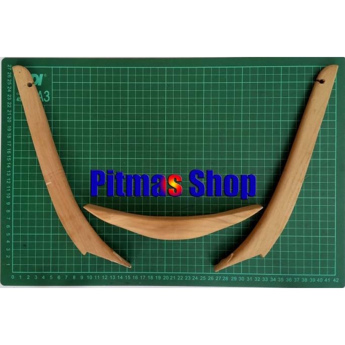 Siyah Handle Set Model Magyar Long Siyah Untuk Busur Horsebow Pfg Efg Terlaris