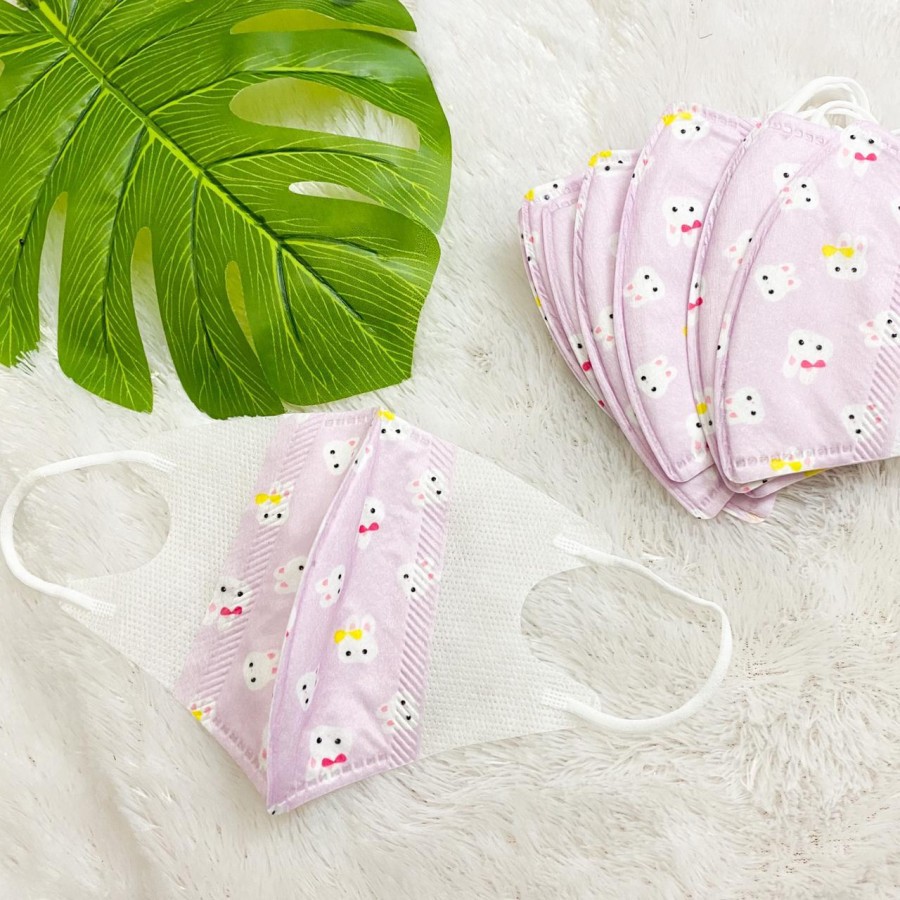 Masker Anak Earloop / Masker Duckbil 1Pack (10PCS) + Gratis 1 Kalung Masker Murah