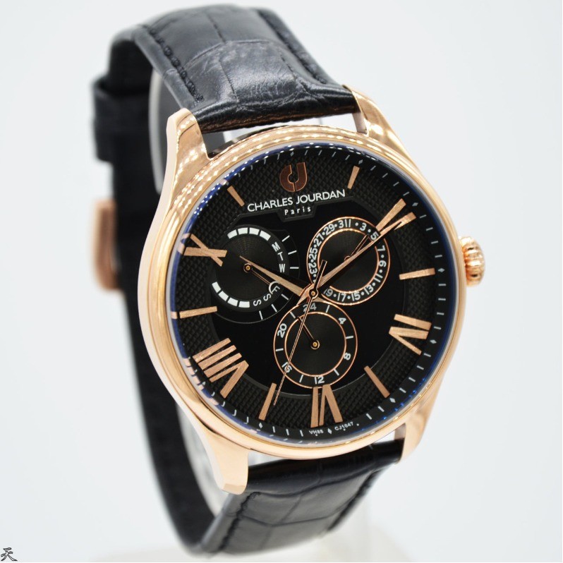 Jam Tangan Analog Man Charles Jourdan CJ1047-1533M Original Murah
