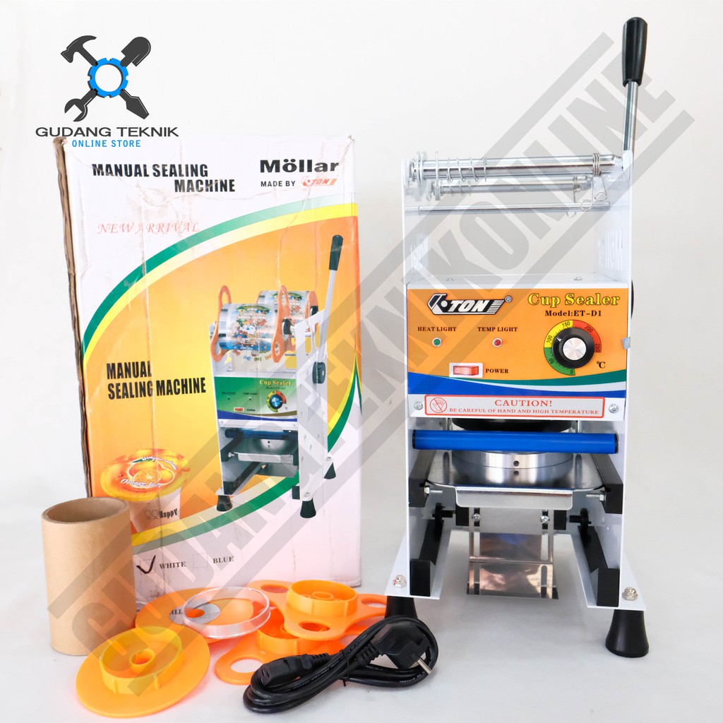 Mollar Cup Sealer ET-D1 Mesin Press Gelas Plastik Manual Cup Sealer Mollar MLR ET D1