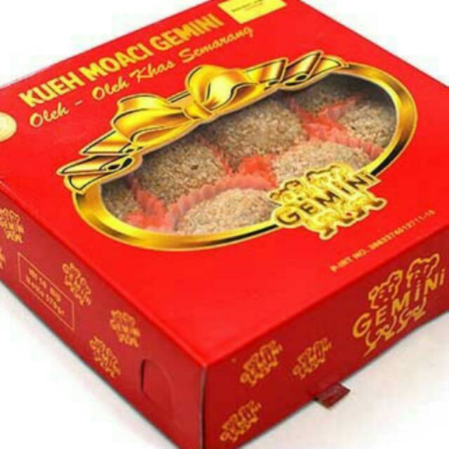 

kue Moaci/Moci/Mochi Gemini isi 25 Oleh2 khas Original Asli Semarang