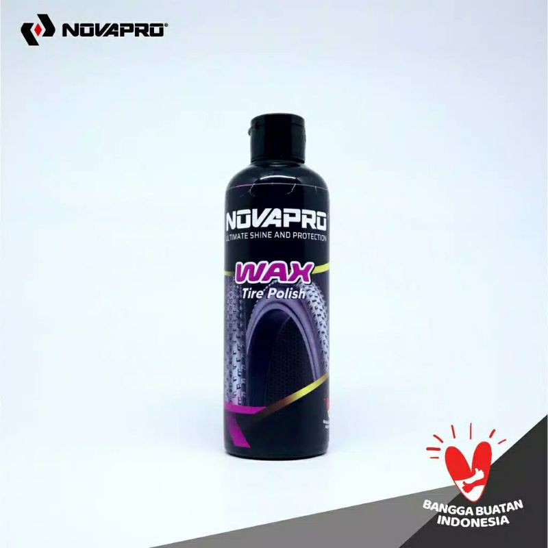 NOVAPRO WAX 250ml semir ban sepeda motor tyre Polish poles mtb roadbike seli