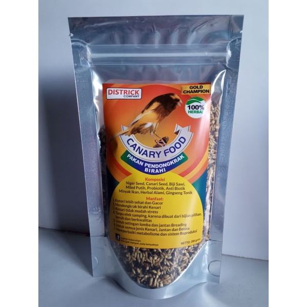 Pakan burung kenari kadar tinggi