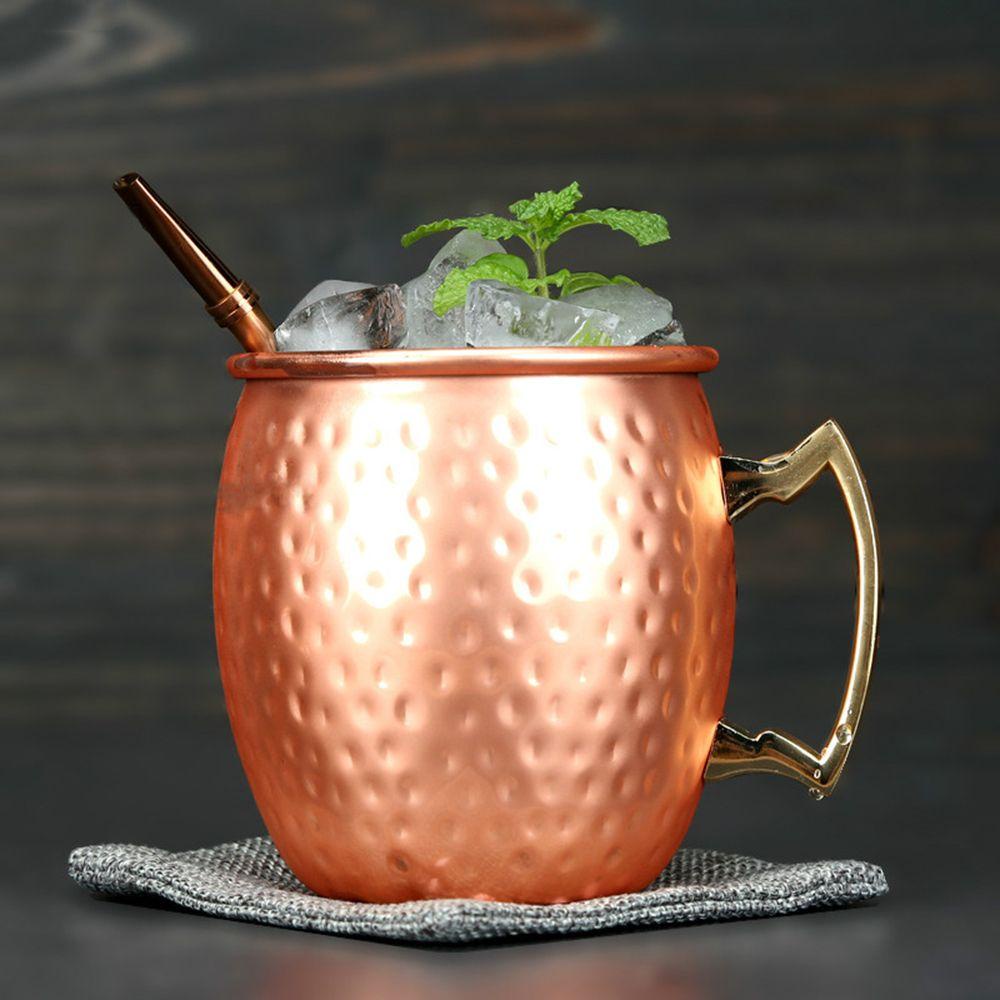 Solighter Moscow Mule Cup Bar Alat Cangkir Kopi Bir Wine Stainless Steel