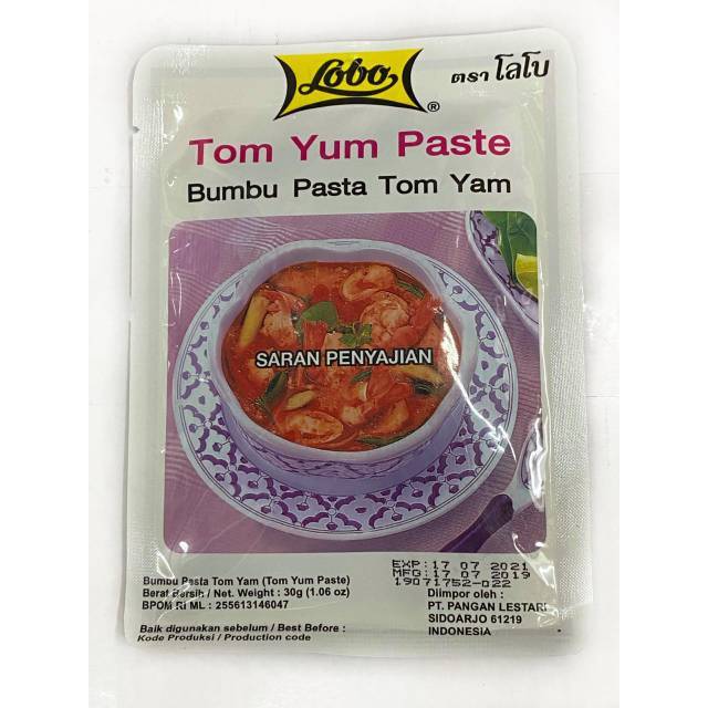 Bumbu Tom Yum Paste Lobo 30 Gram