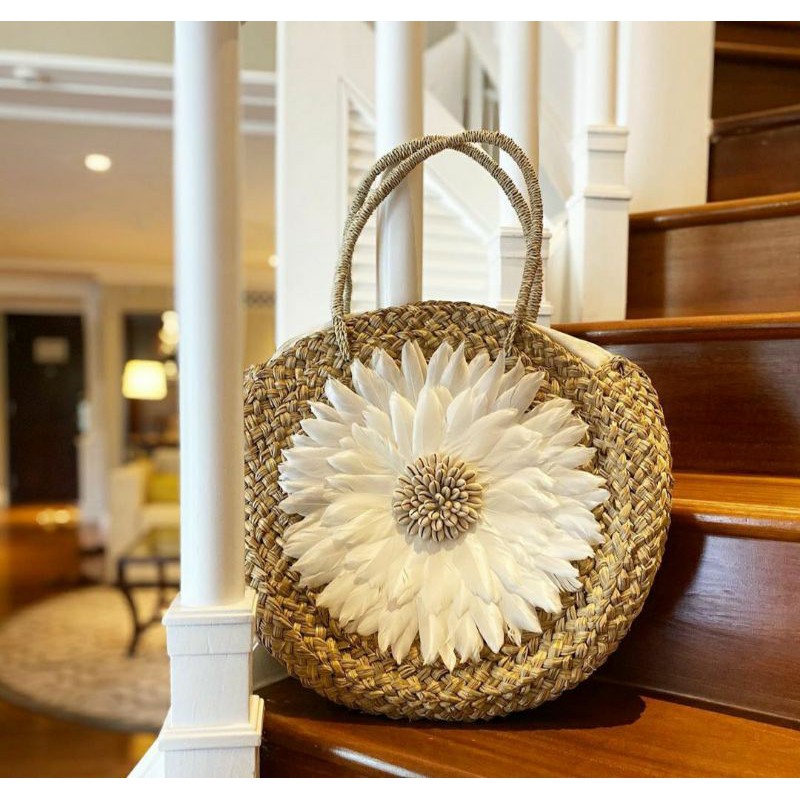 TAS MENDONG BULAT BULU KERANG BALI