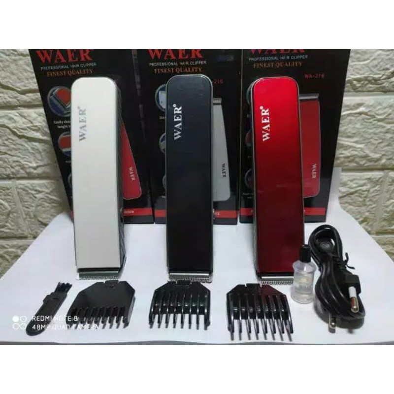 Alat Cukur Rambut Kumis Jenggot WAER WA-216 / Hair Clipper Nova 216