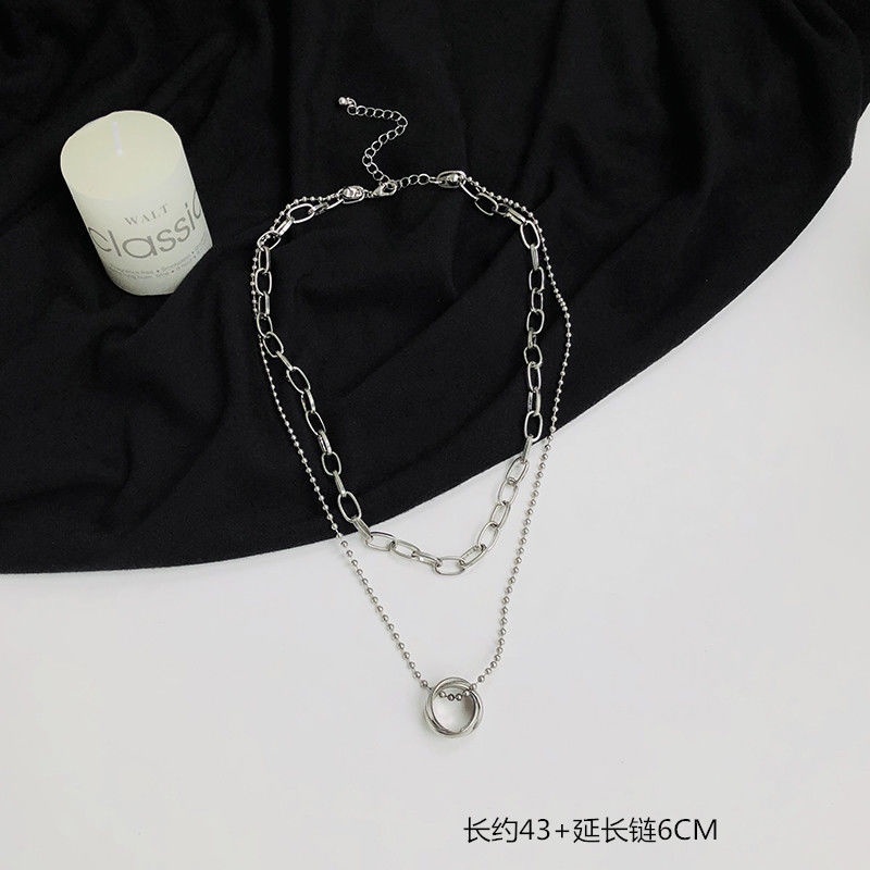 Pasangan Kalung fashion pria hip hop In Internet selebriti keren sweater chain Panjang Tahun Baru ho