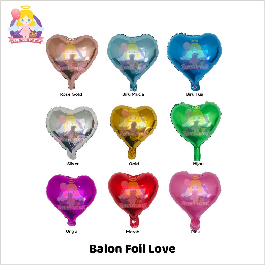 Jual Balon Foil Love Shopee Indonesia