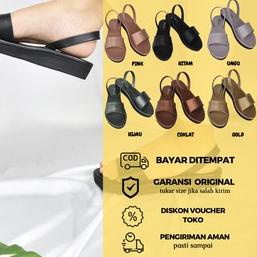 [OKADA Official Store] SANDAL SLIP ON WANITA/CEWEK - (CANDICE) ORIGINAL OKADA