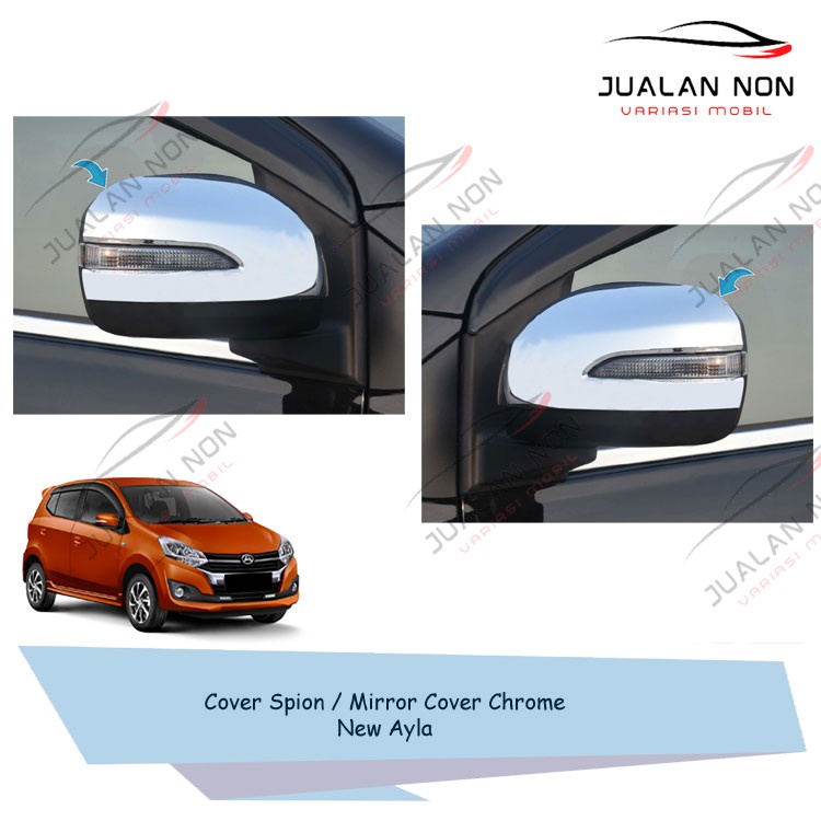 Cover Spion Mirror Cover Chrome Mobil New Ayla