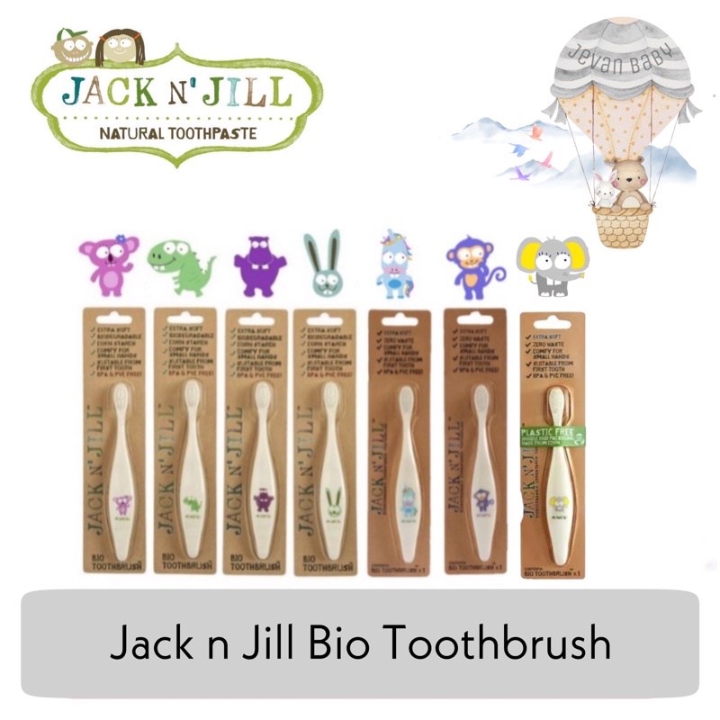 Jack n Jill Bio Toothbrush Sikat Gigi Anak / Sikat Gigi JackNJill