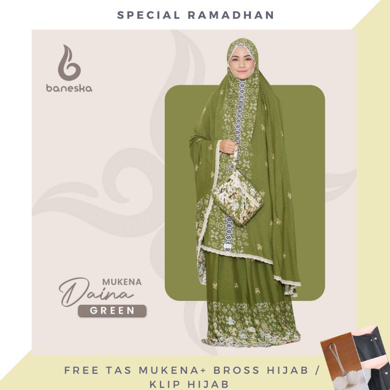 Mukena rayon jumbo premium mewah semi silk free tas telekung katun renda resleting hampers lebaran