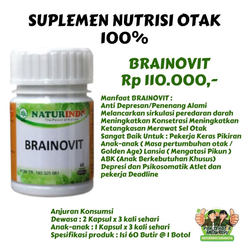nutrisi otak dan perawatan brainovit
