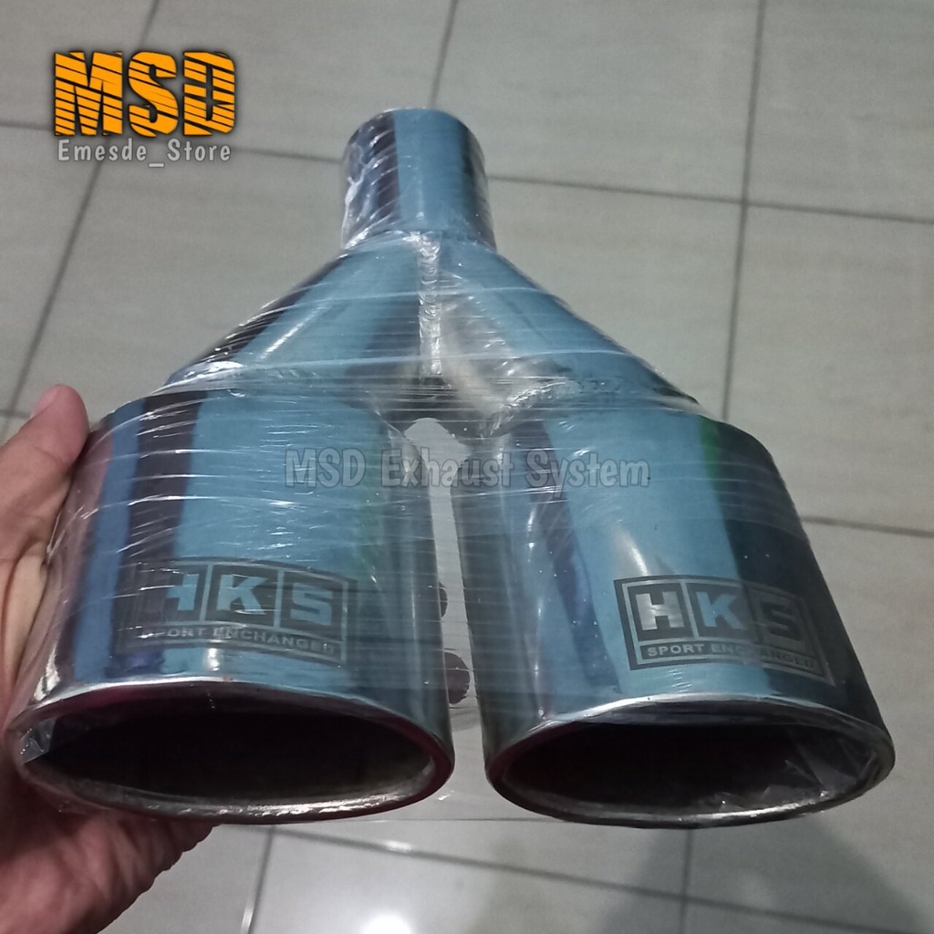 Knalpot Mobil HKS SUOS Suara Jet Bus Cocok Untuk Mobil Bensin Dan Solar