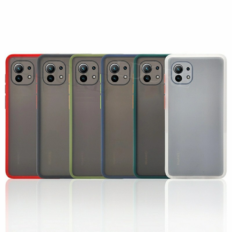 Soft Case Xiaomi Mi 11, Lite dan Ultra My Choice Aero Color Button Matte Frame