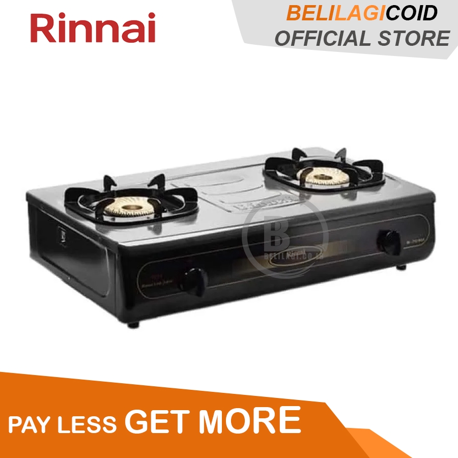 Rinnai Kompor Gas 2 Tungku RI 712 BGX / Kompor Rinnai 2 Tungku RI-712BGX / Kompor Gas Rinnai RI712BG