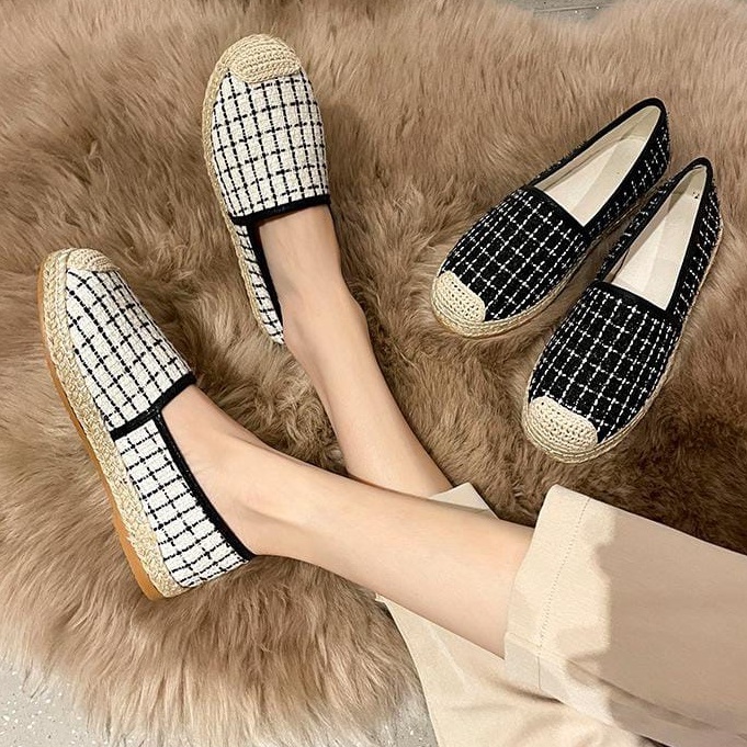 TBIG [COD] Sepatu Slip On SERENA Wanita Import Korea Style Santai Wanita Sepatu