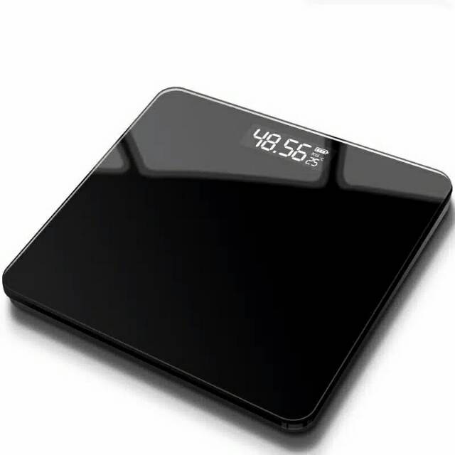 Timbangan Badan Digital 180KG Taffware Black Pink Digital Scale Beban