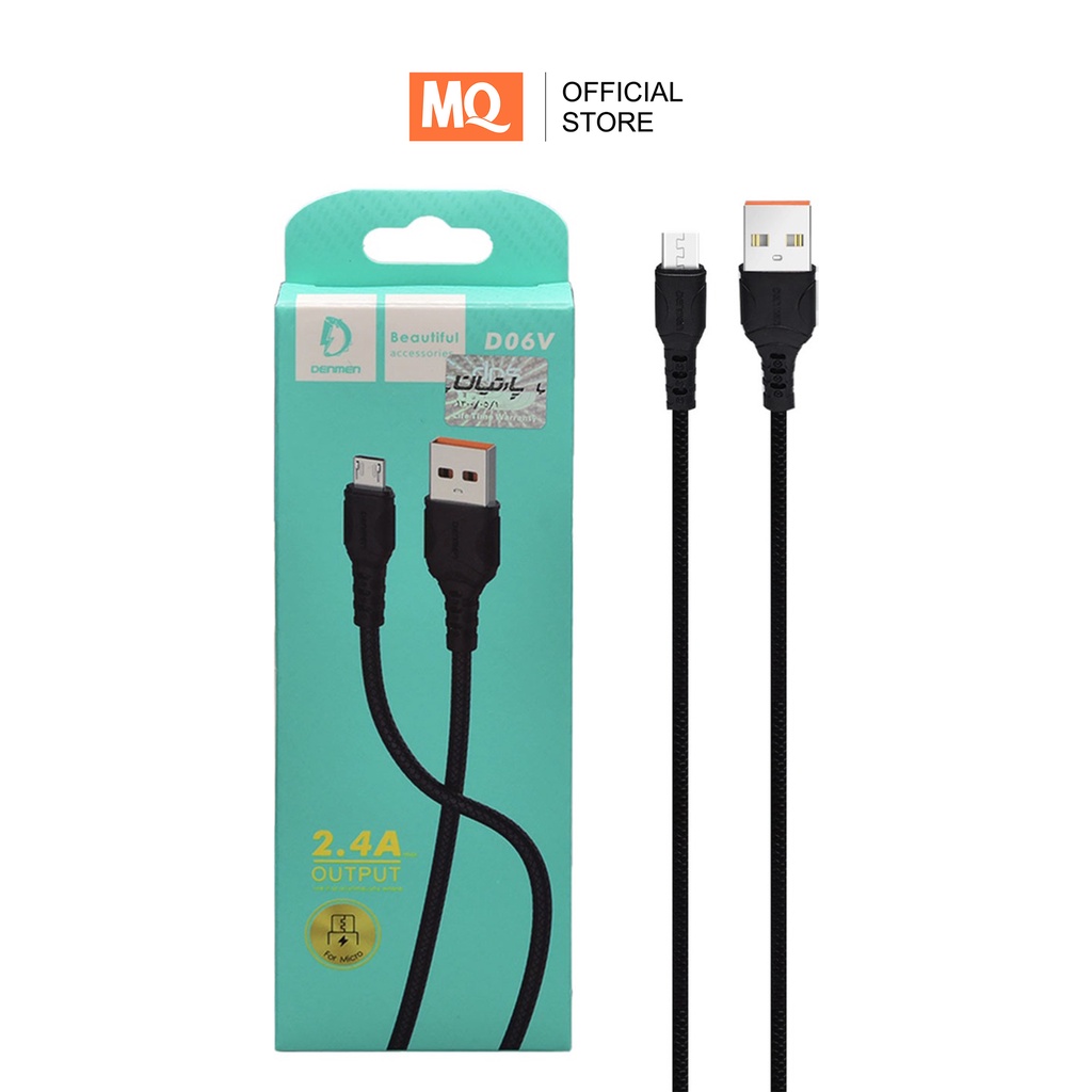 MQ Kabel Data Fast Charge 2.4A Micro + TypeC + Lightning 100cm