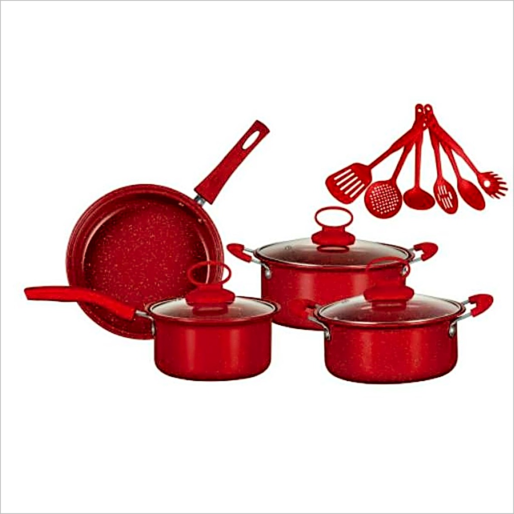 Panci Set isi 13 pcs / Cookware 13 in 1 Peralatan Masak Panci Tutup Kitchen 13pcs