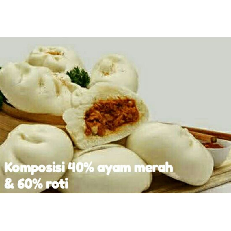 

Dimsum - Bakpau Ayam Merah (10 pcs)