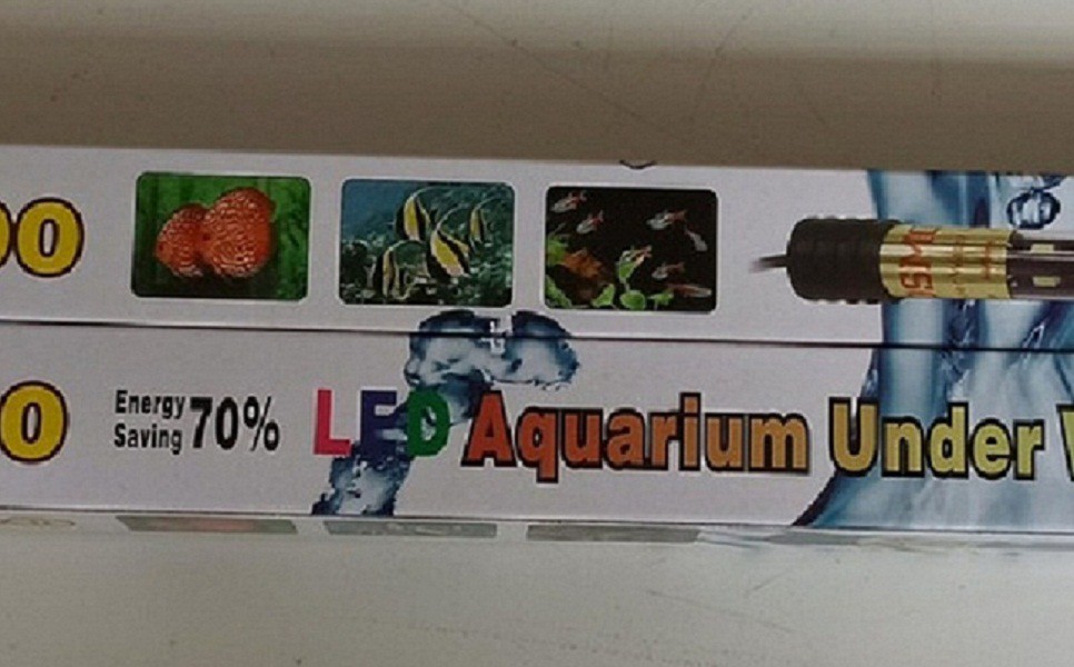 Cosmo CS-V400 Lampu Celup LED Aquarium Light 40cm Akuarium 40 cm V-400