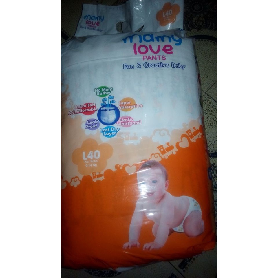 pampers mamy love pants