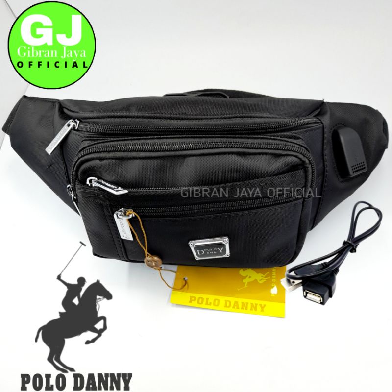 Tas Pinggang Polo Danny Import Selempang Kualitas Bagus