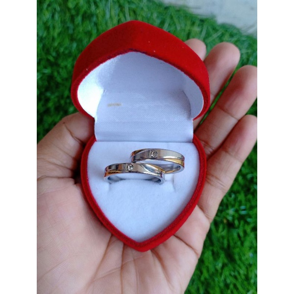 CINCIN COUPLE TITANIUM ANTI KARAT SELAMANYA