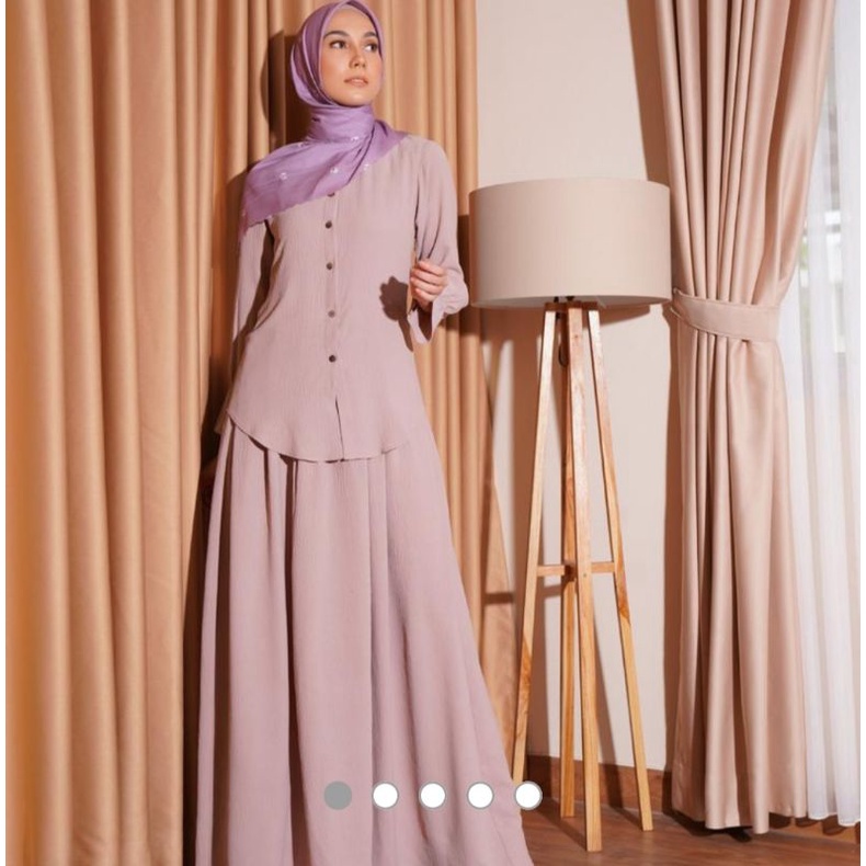 SALE HANA DRESS NUDE HEAVEN LIGHTS BY ZERINA BANU HLZB