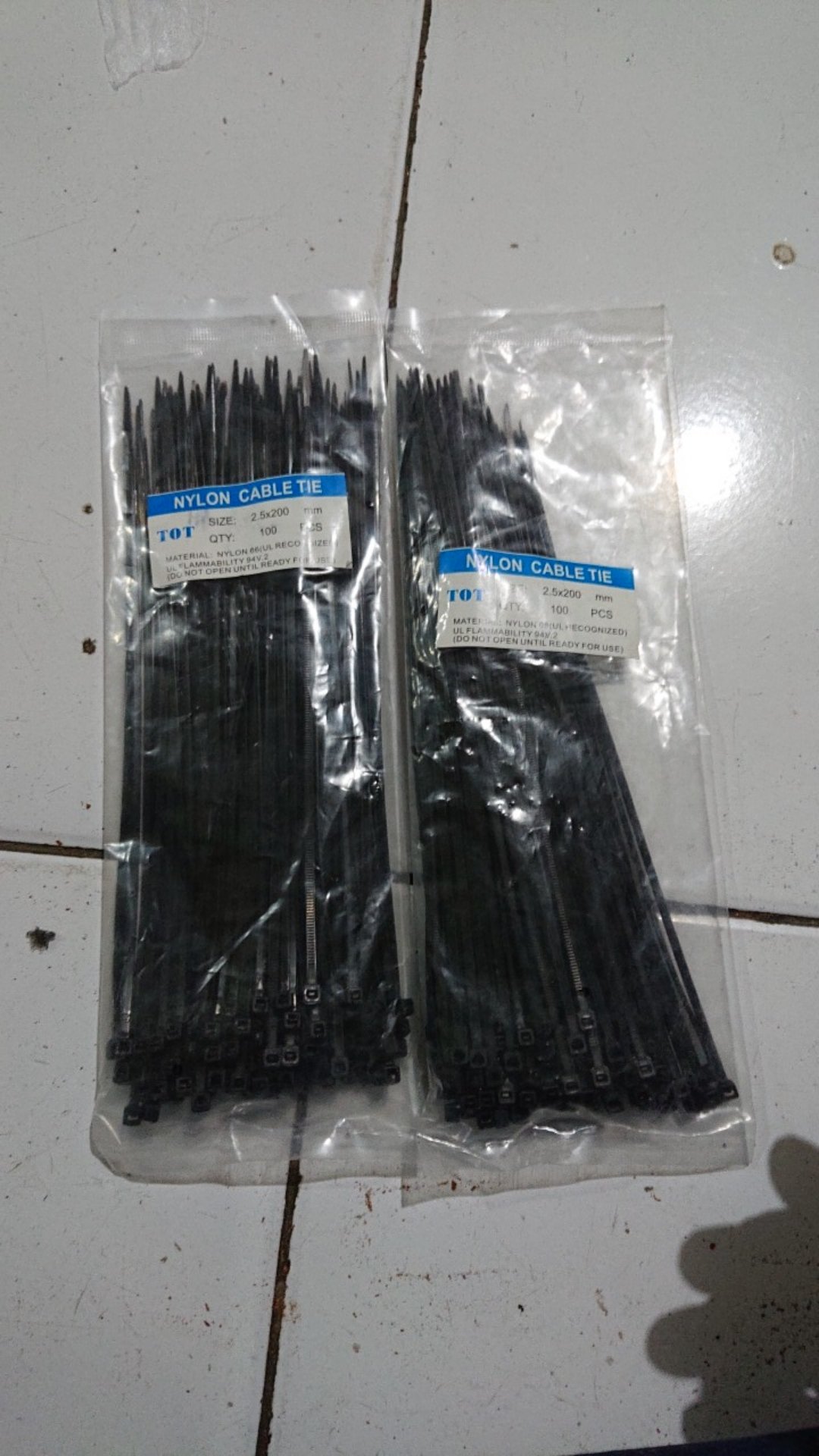 Kabel Tie Ties Sigma Tali Pengikat Tebal Terlaris 20cm Hpp Hitam Berkualitas Mgj