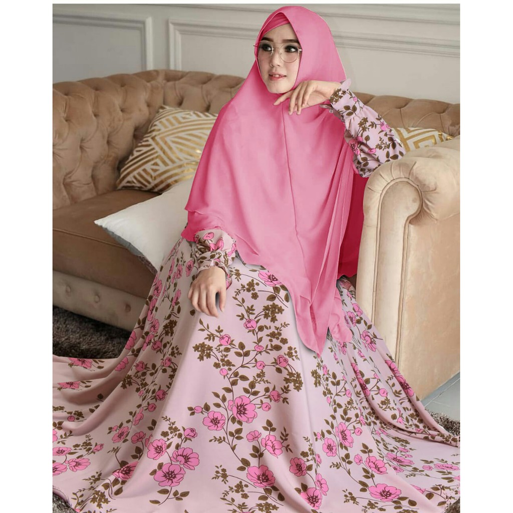 RATU-COD BAYAR DITEMPAT GAMIS YULIANA MONALISA BUSUI PREMIUM PLUS KHIMAR CERUTY 2 LAYER