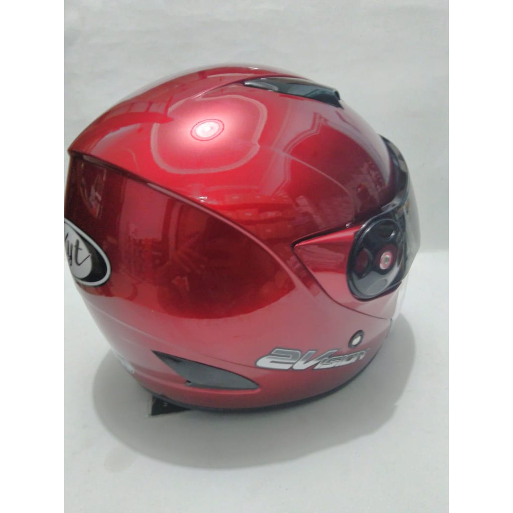 HELM KYT 2 VISION SOLID - RED MAROON