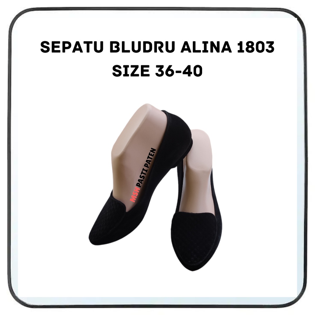 Flatsoes bludru ori alina 1803 ukuran 36-40 Sepatu wanita Sepatu formal