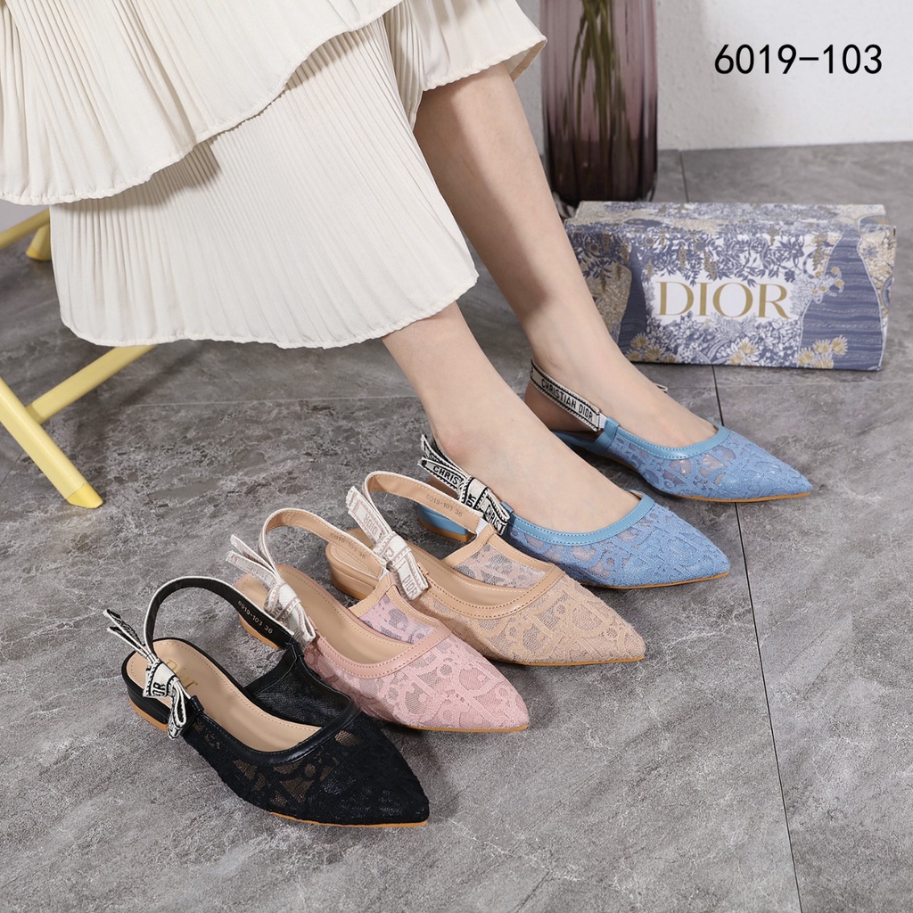 DR Mesh Slingback Flats 6019-103